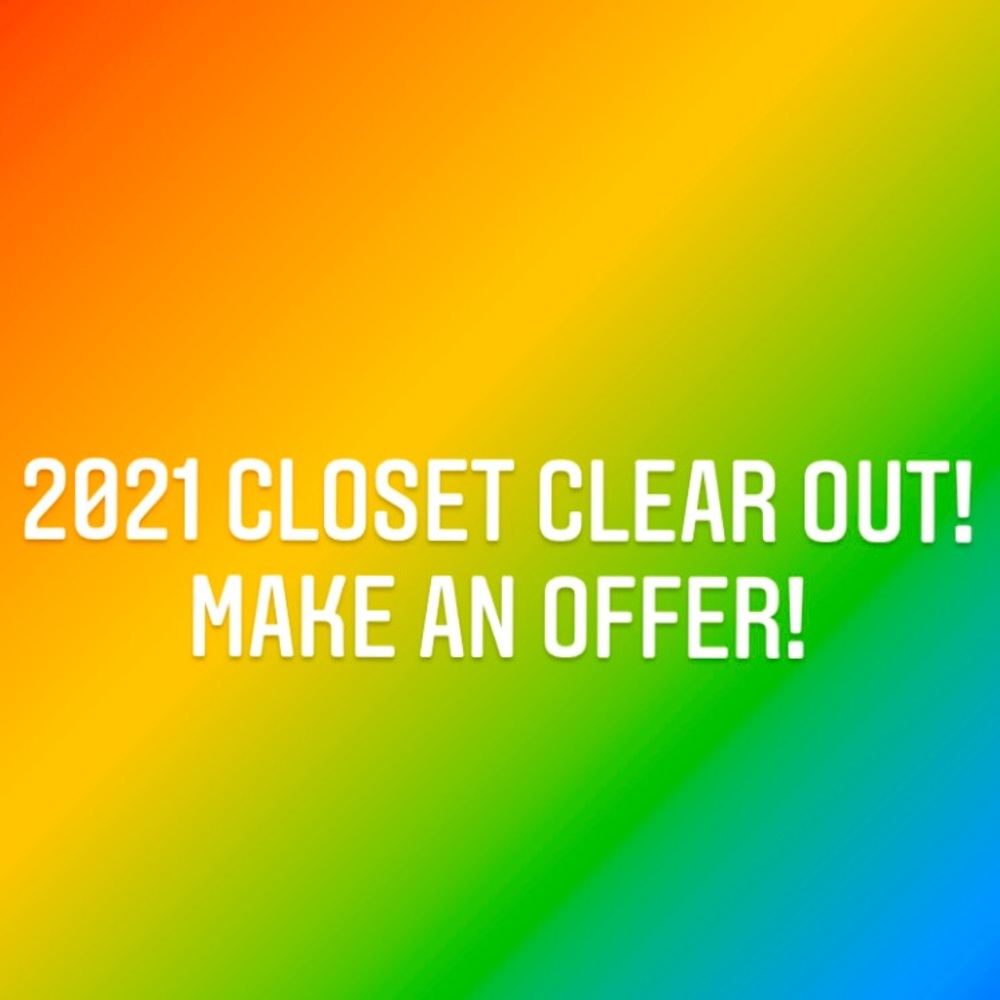 2021 Closet Clear Out!